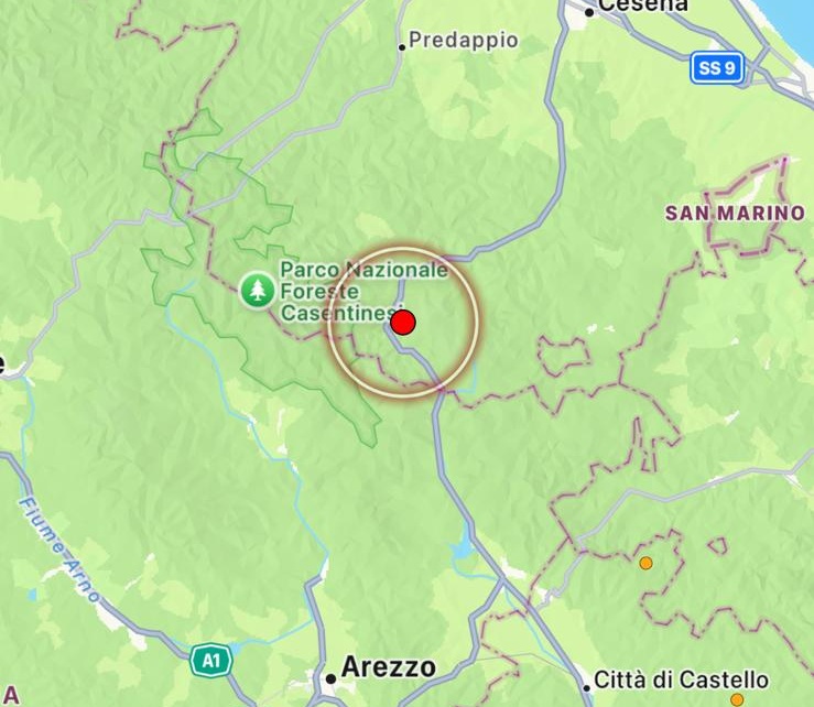 terremoto bagno di romagna