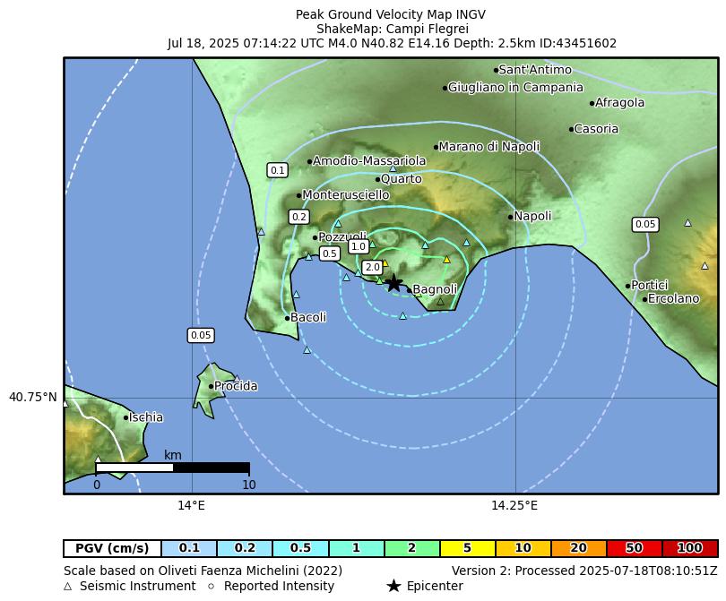 terremoto campi flegrei