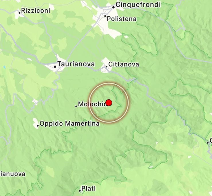 terremoto molochio calabria