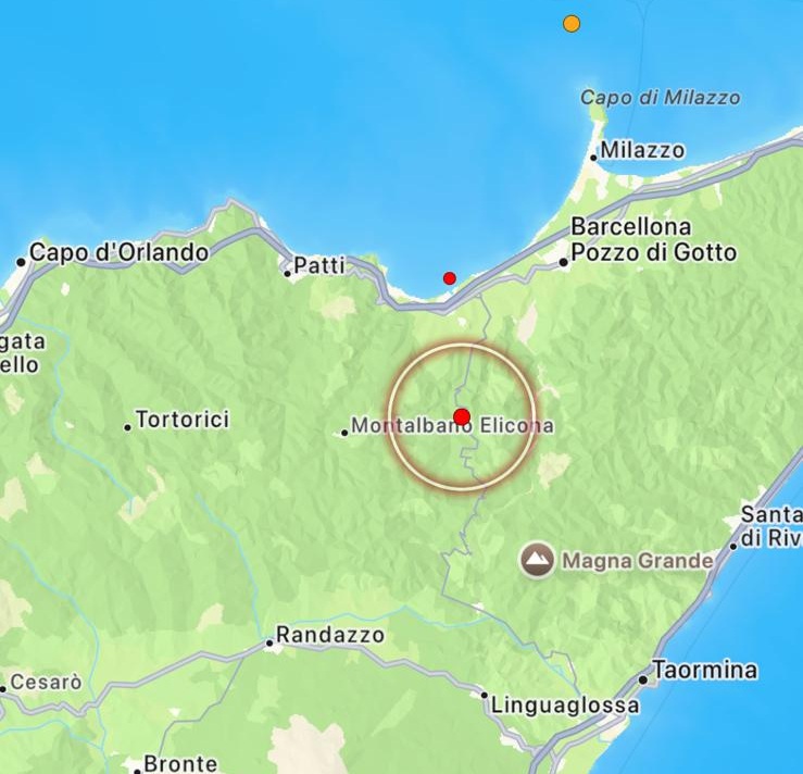 terremoto novara di sicilia