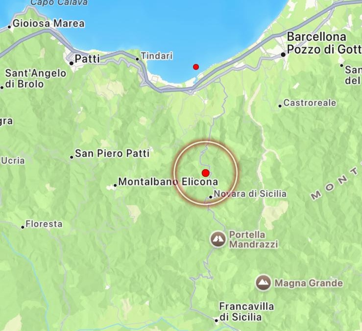 terremoto novara di sicilia