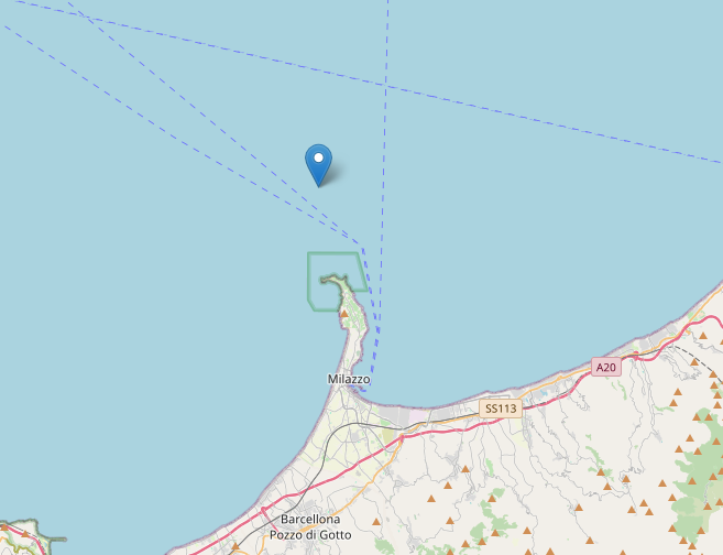 terremoto oggi sicilia messina milazzo