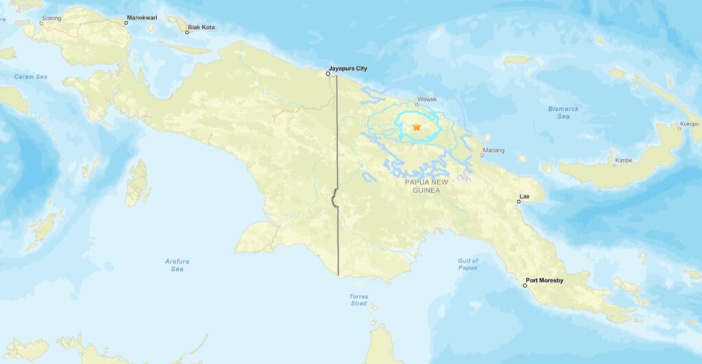 terremoto papua nuova guinea