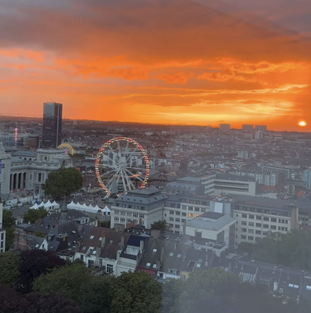 tramonto infuocato bruxelles cairoli