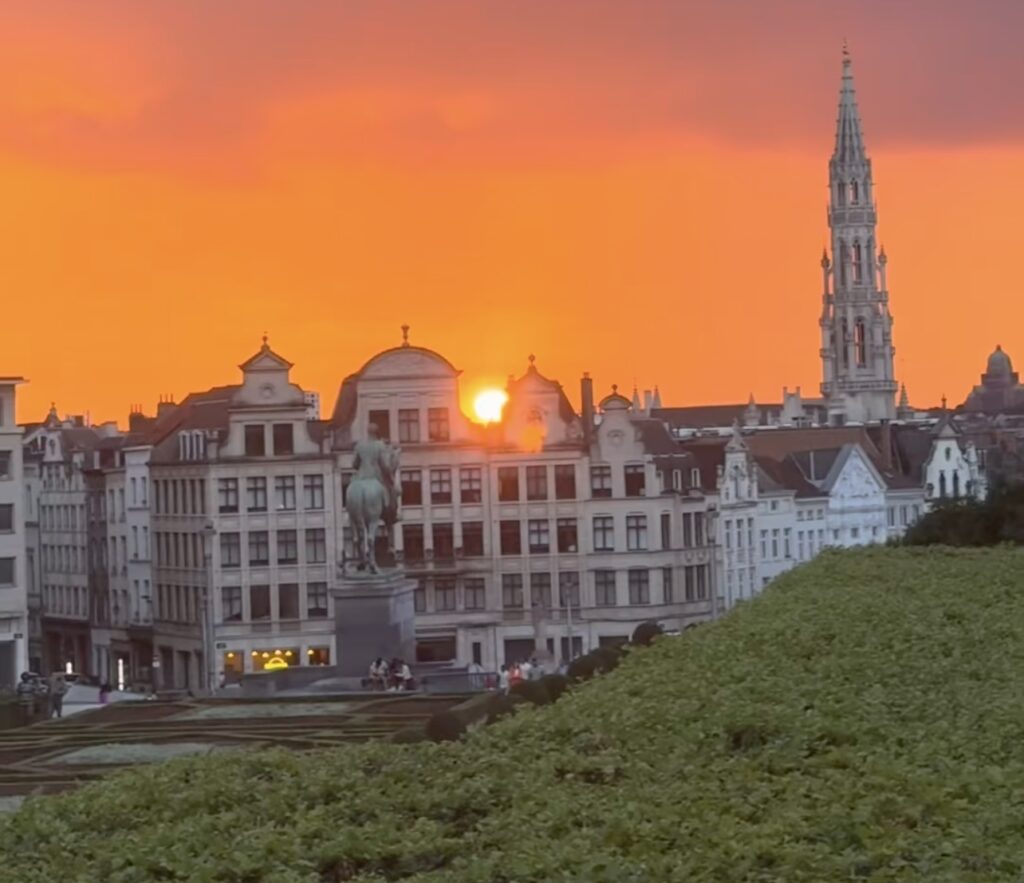 tramonto infuocato bruxelles cairoli