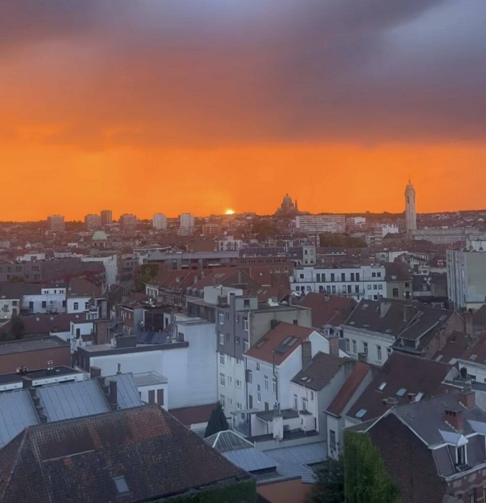 tramonto infuocato bruxelles cairoli