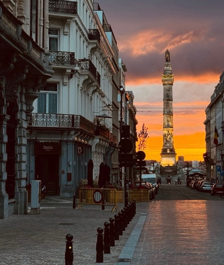 tramonto infuocato bruxelles cairoli