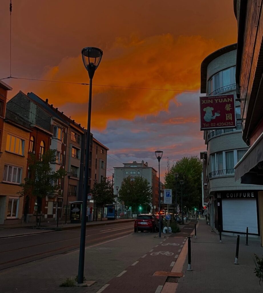 tramonto infuocato bruxelles cairoli