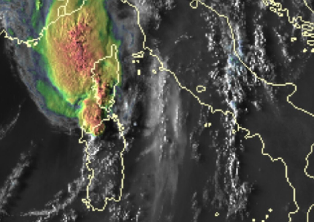 Allerta meteo Sardegna 28 agosto