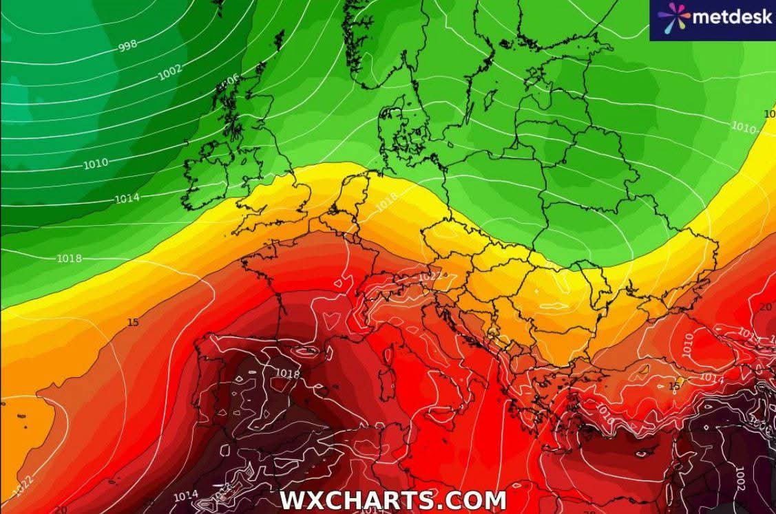 Anticiclone africano Spagna