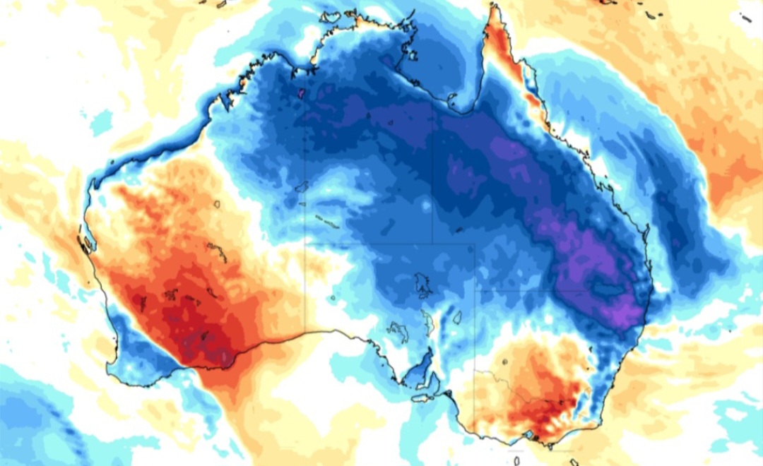 Australia piogge e freddo