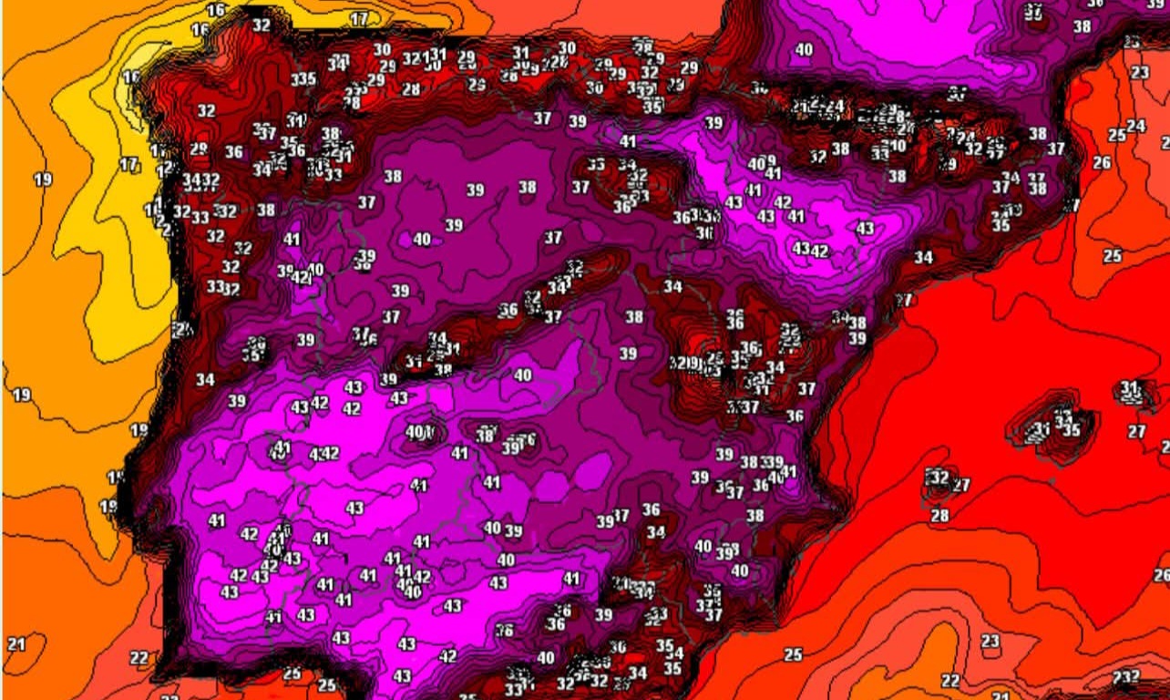 Meteo, Portogallo nella morsa del caldo: fino a 45°C, notti tropicali senza tregua e rischio incendi altissimo