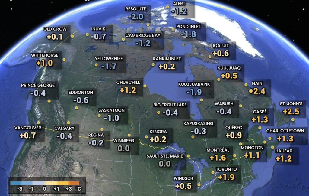 Clima luglio 2025 Canada