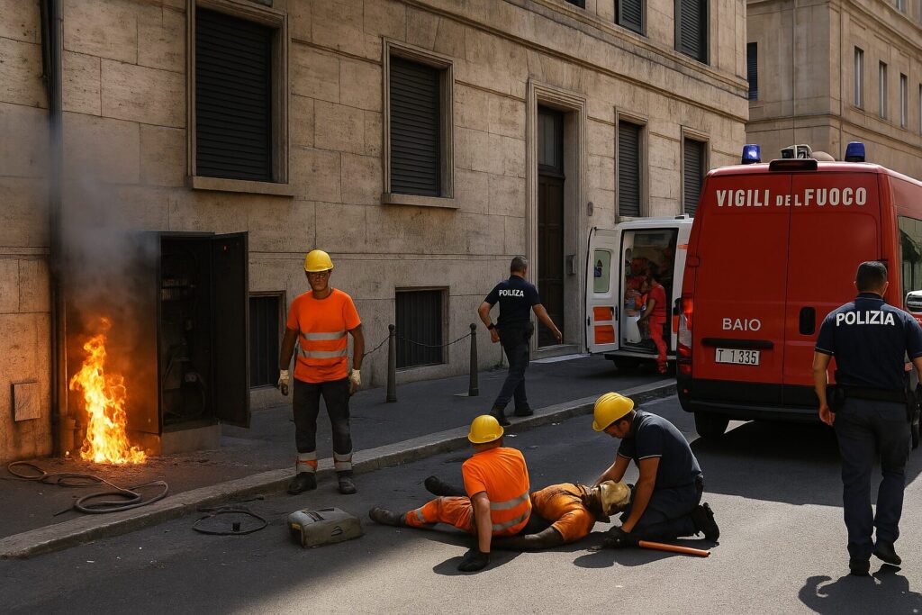 Esplosione Roma