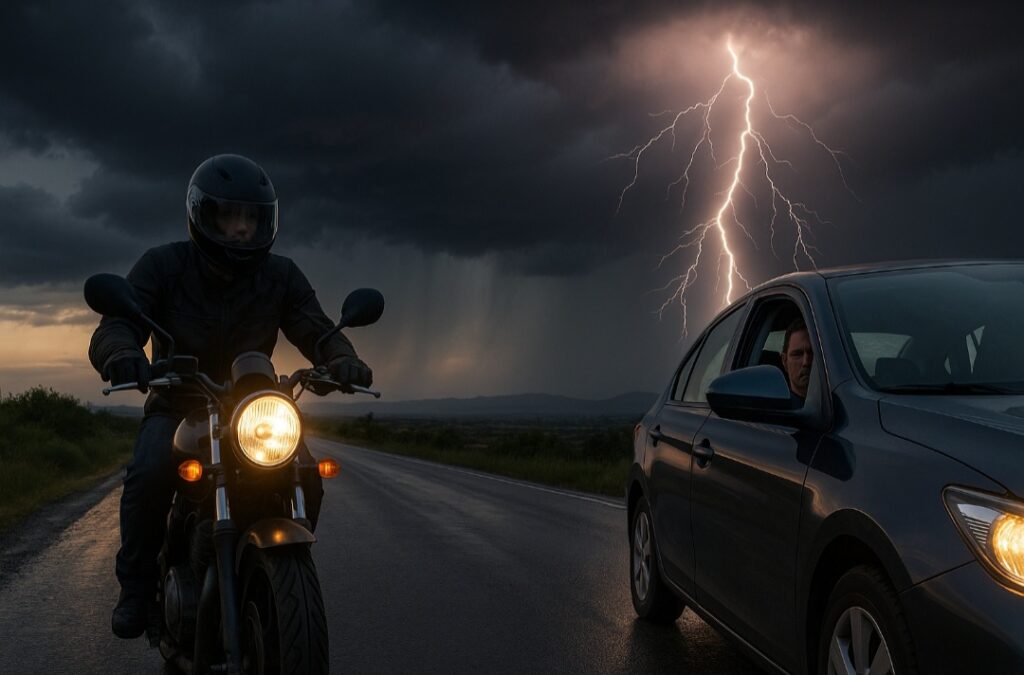 Fulmini in auto e moto