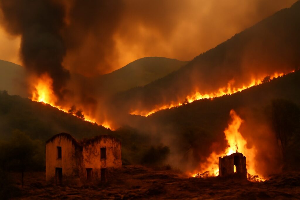 Incendi Albania