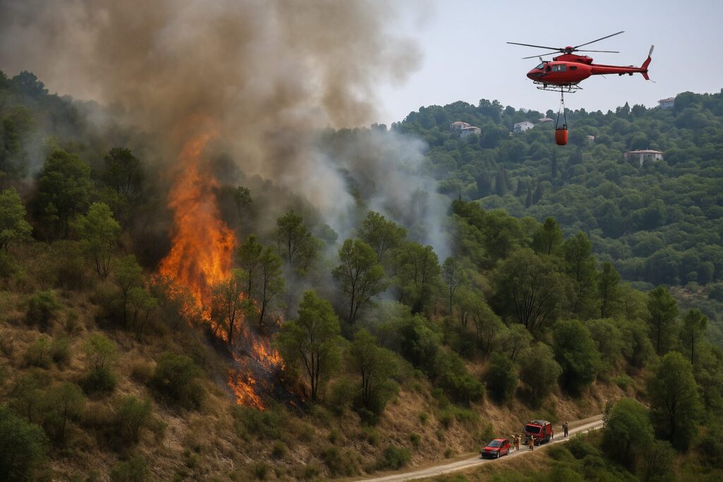 Incendi Liguria