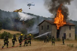 Incendi Piemonte
