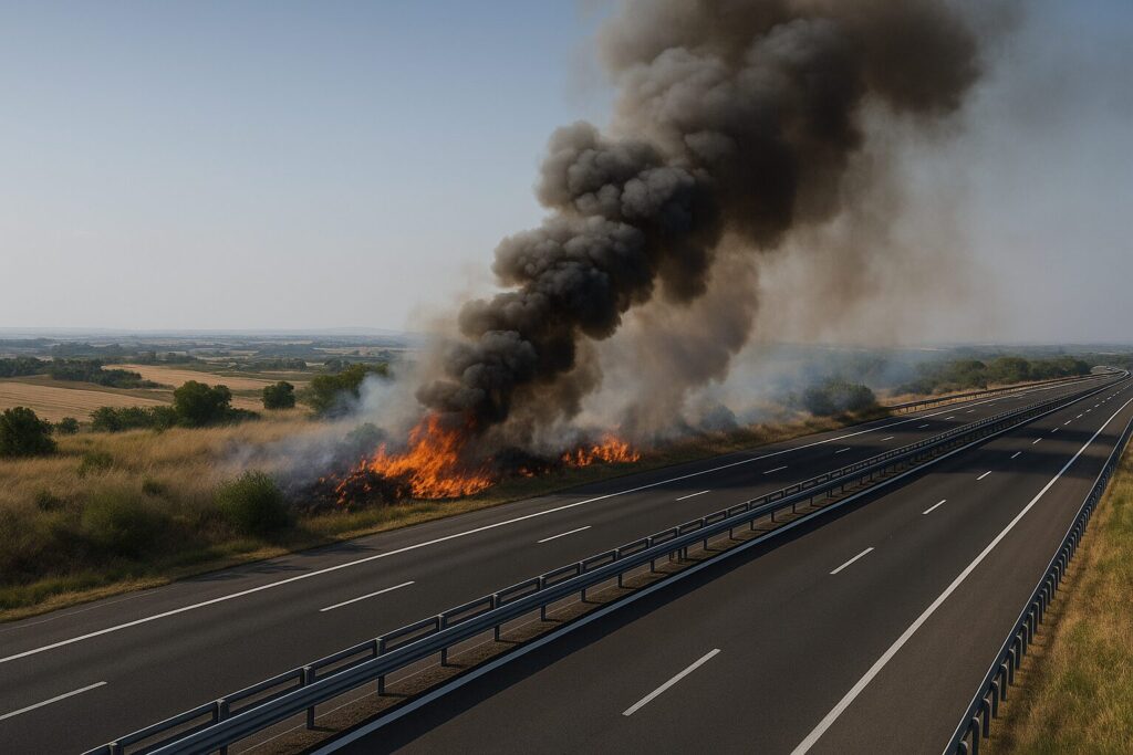 Incendio A14