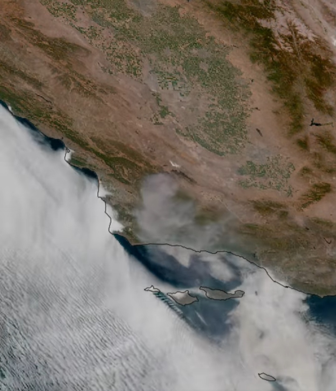 Incendio Gifford California satellite