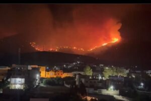 Incendio Marocco