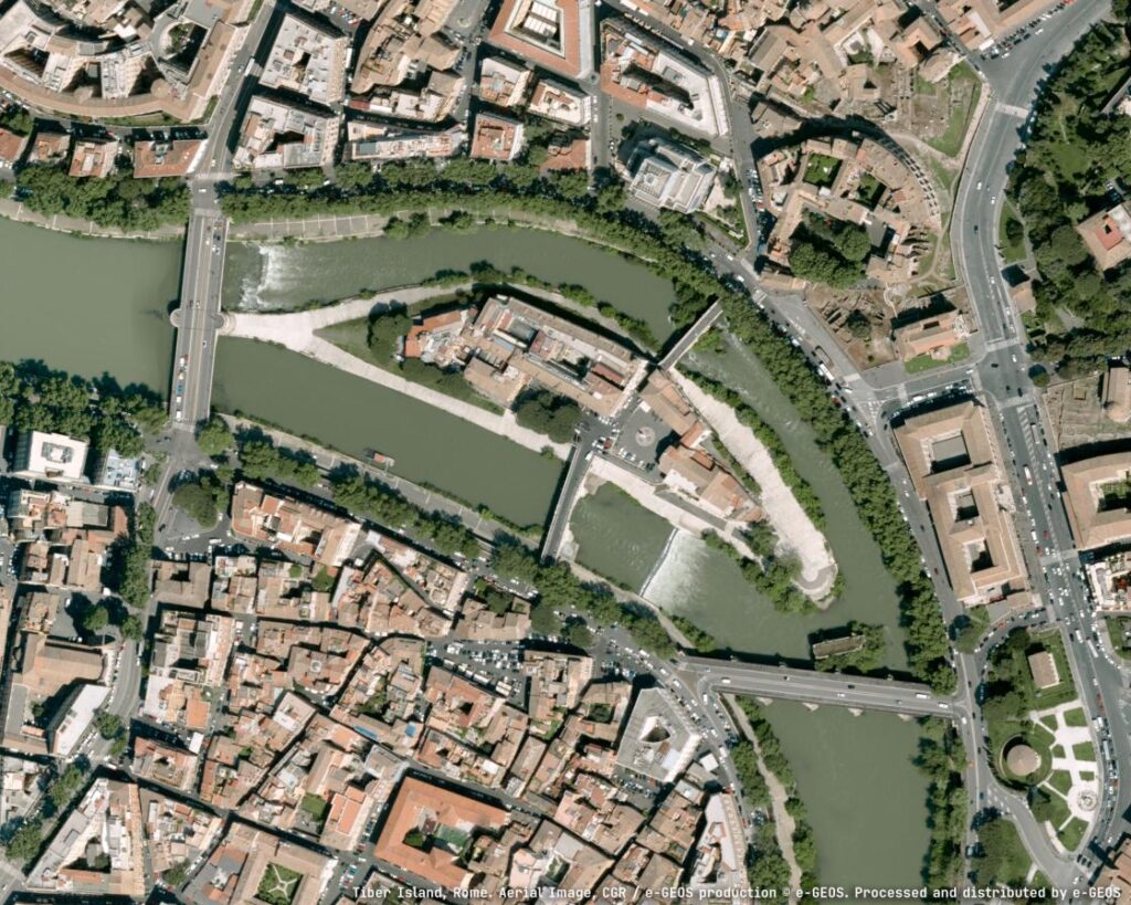 Isola Tiberina digitar twin suolo italiano leonardo
