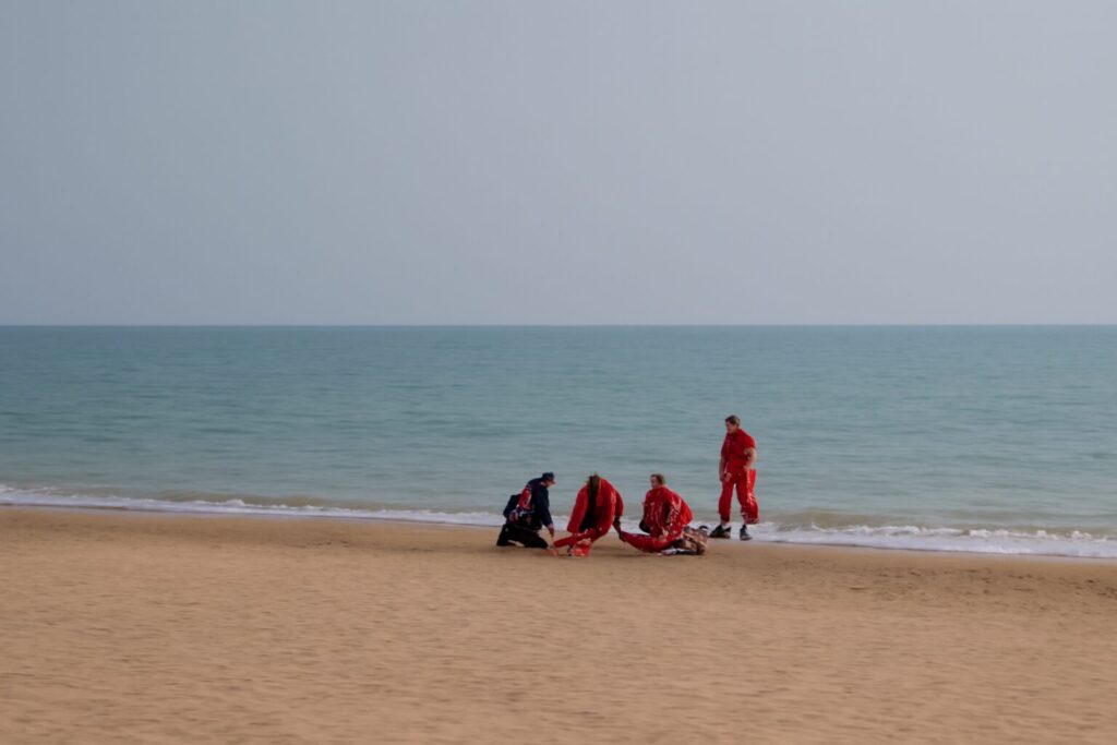 Malore spiaggia