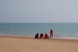 Malore spiaggia