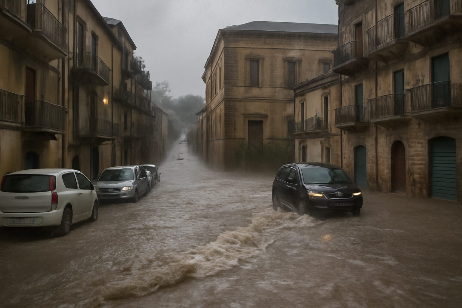 Maltempo Sicilia, nubifragio nel palermitano: Corleone travolta dalla bomba d’acqua