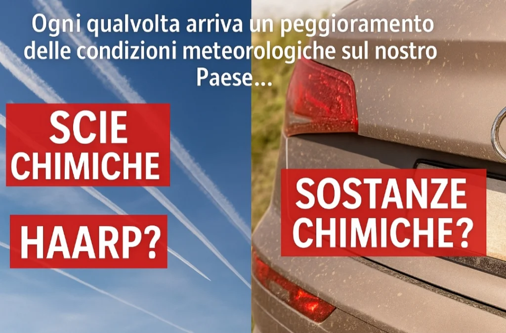 Maltempo e scie chimiche