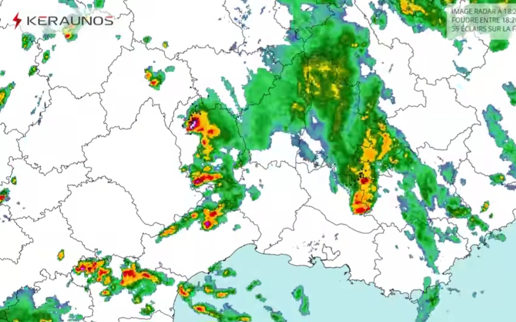 Radar meteo Francia