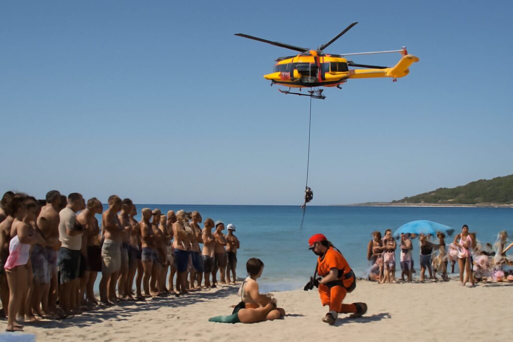 Salvataggio spiaggia