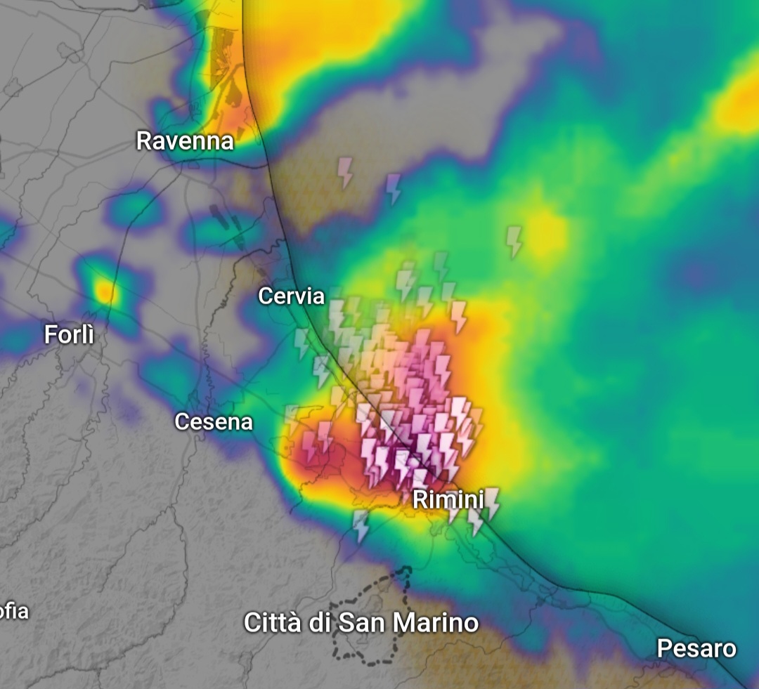 Squall line Rimini