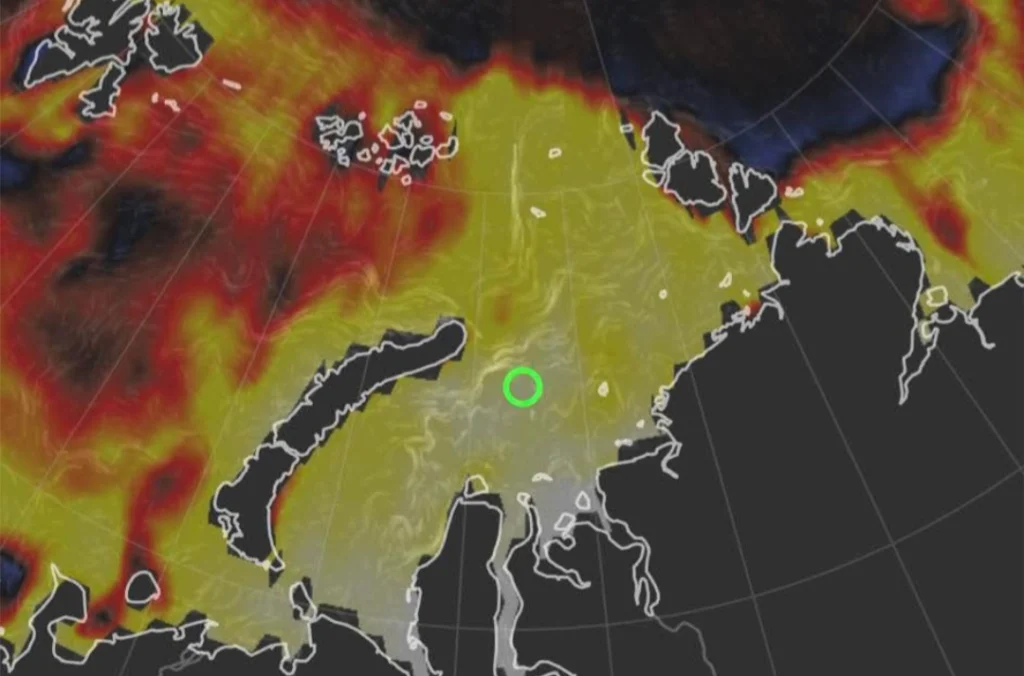 Temperature marine artico