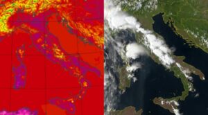 Temperature massime e satellite 19 agosto