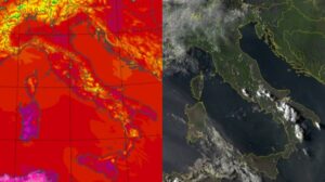 Temperature massime e satellite 26 agosto