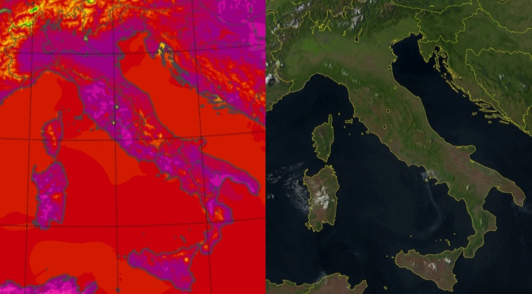 Meteo, le temperature massime di oggi: +31°C a Palermo