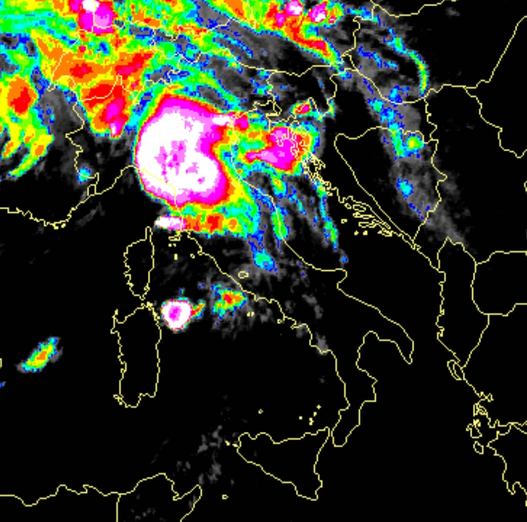 Temperature nubi Italia 20 agosto 