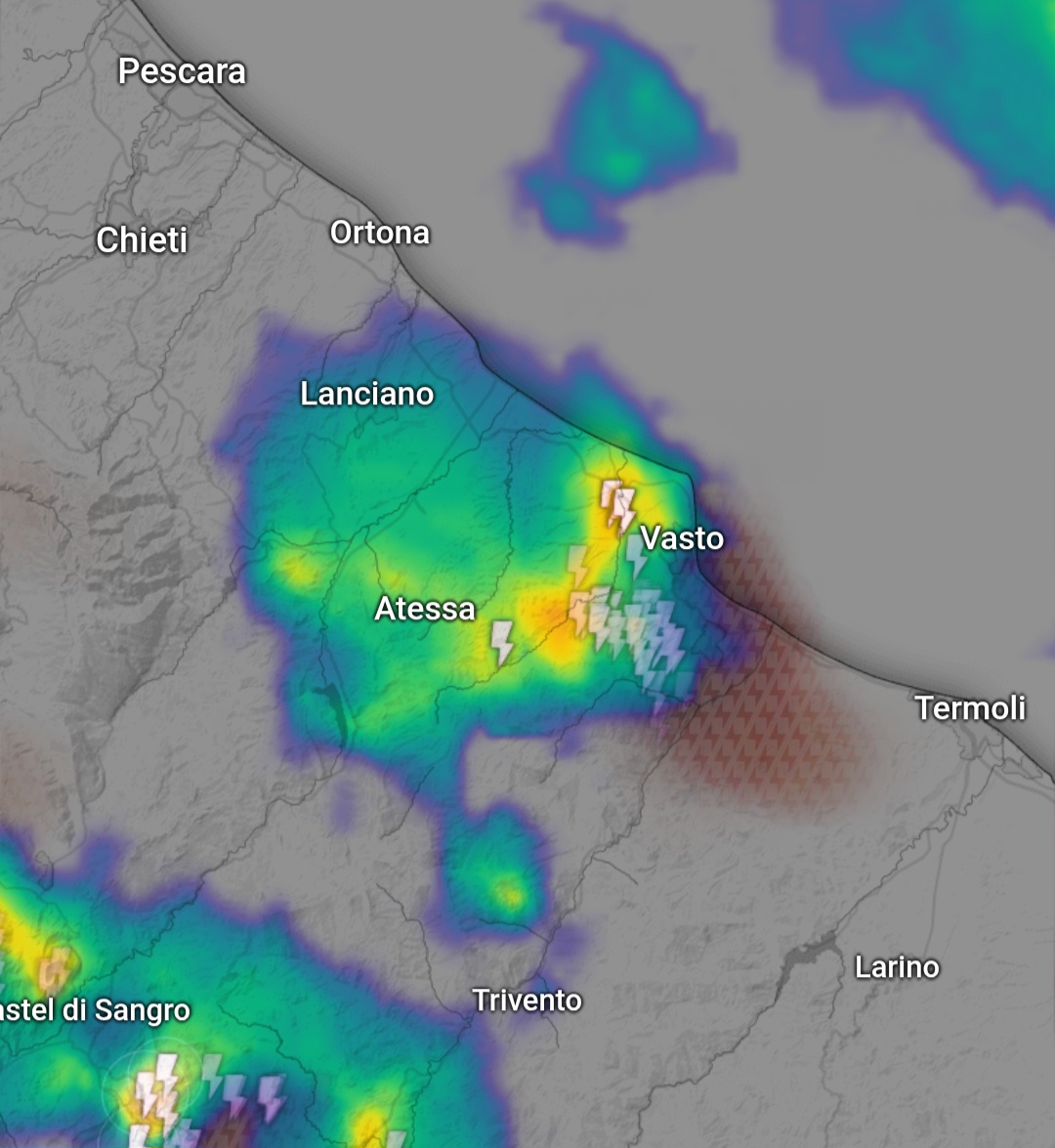 Temporali abruzzo 14 agosto 