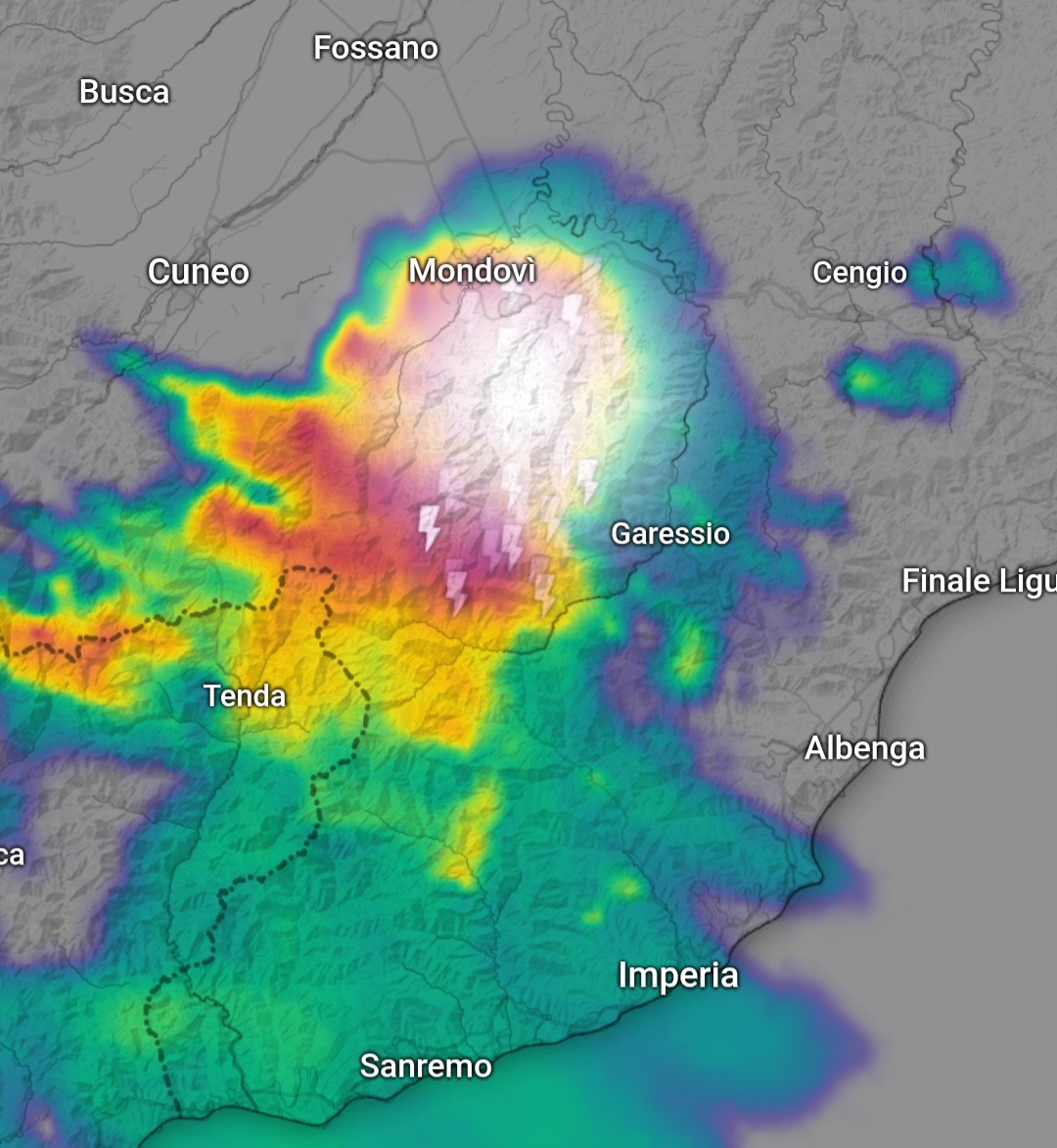 Temporali Piemonte 14 agosto 
