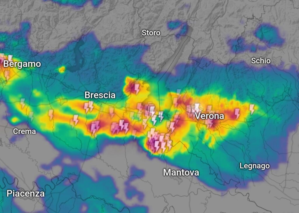 Temporali Brescia e Verona