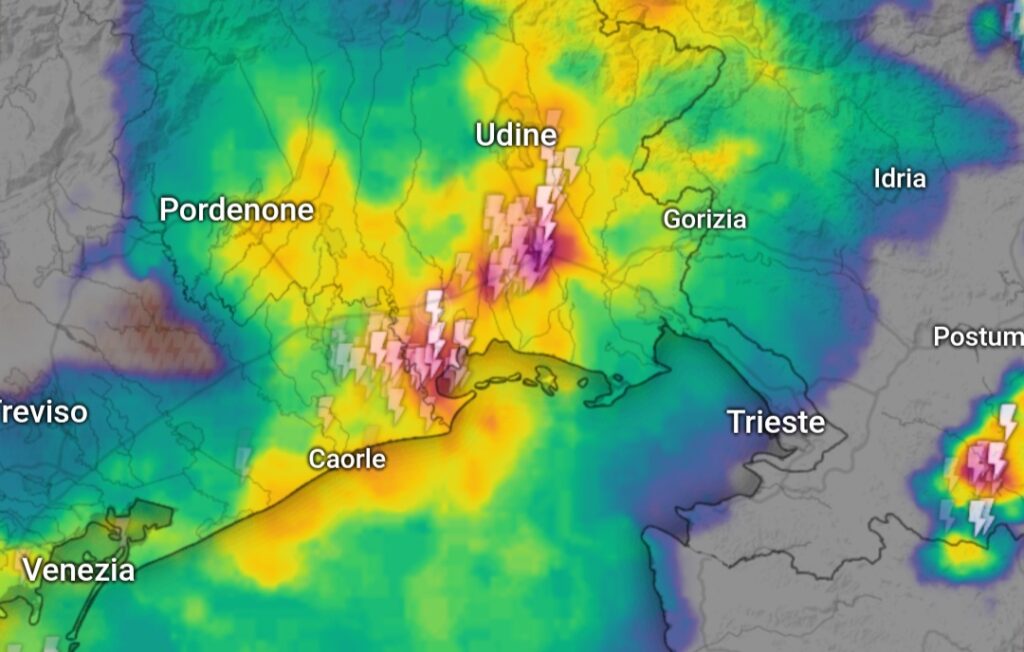 Temporali Veneto e Friuli