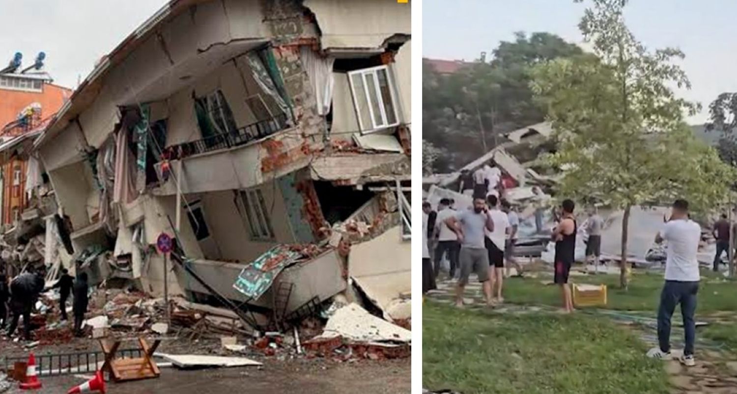Terremoto in Turchia: crollano edifici a Sindirgi, distrutta una moschea