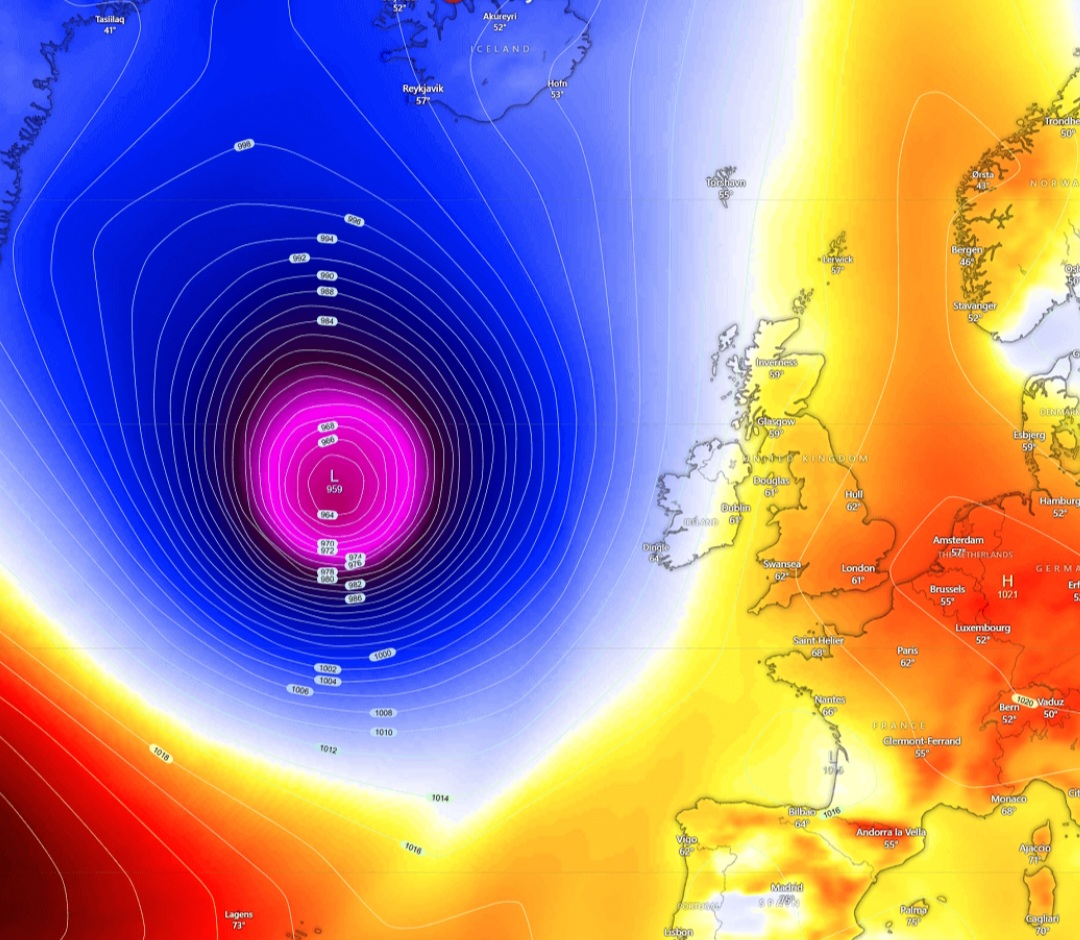 Uragano Erin landfall