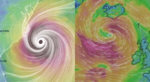 Uragano Erin prima e dopo