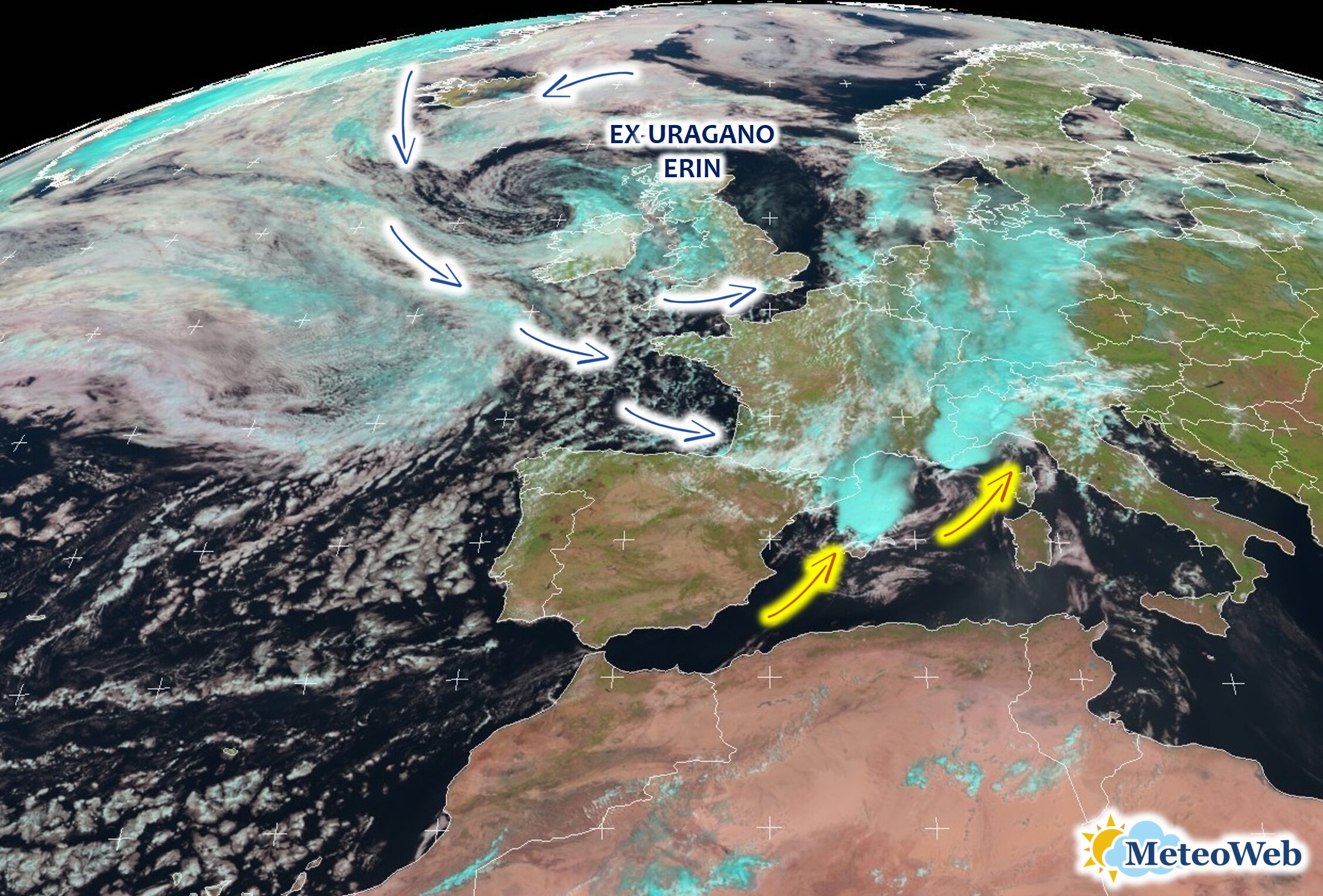 Allerta Meteo, il maltempo provocato dall’ex-Uragano Erin flagella il Nord Italia: situazione critica. E scatta l’allarme anche al Centro/Sud