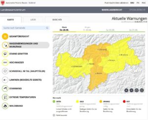 allerta meteo alto adige 29 agosto