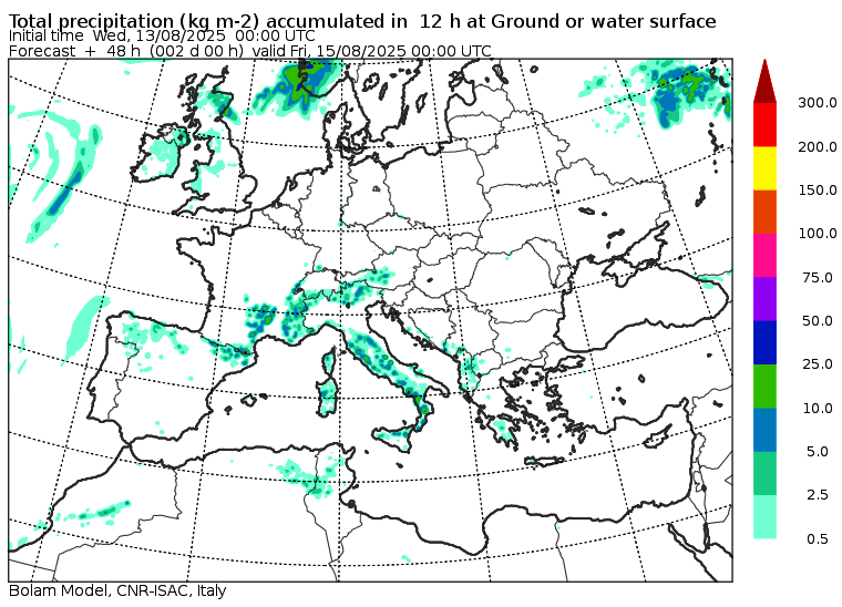 allerta meteo giovedì 14 agosto 2025