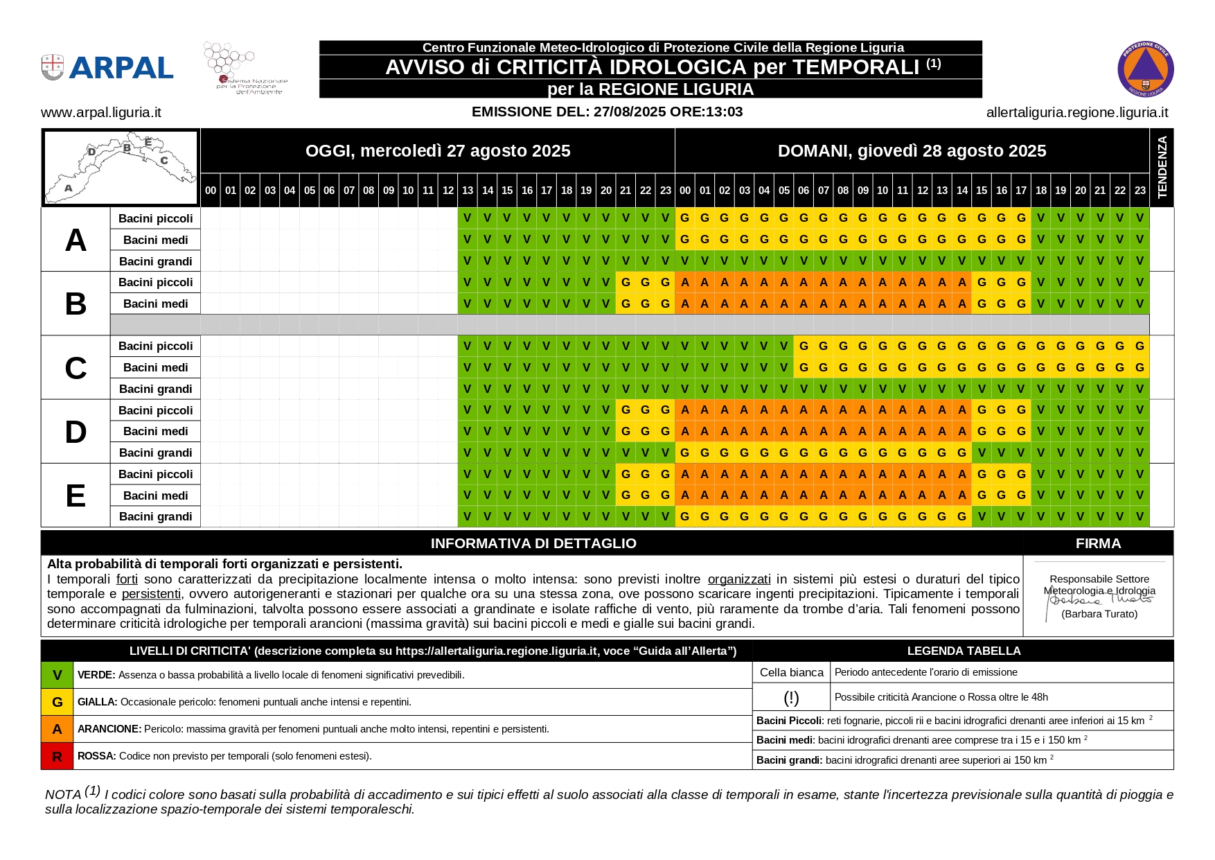 allerta meteo liguria