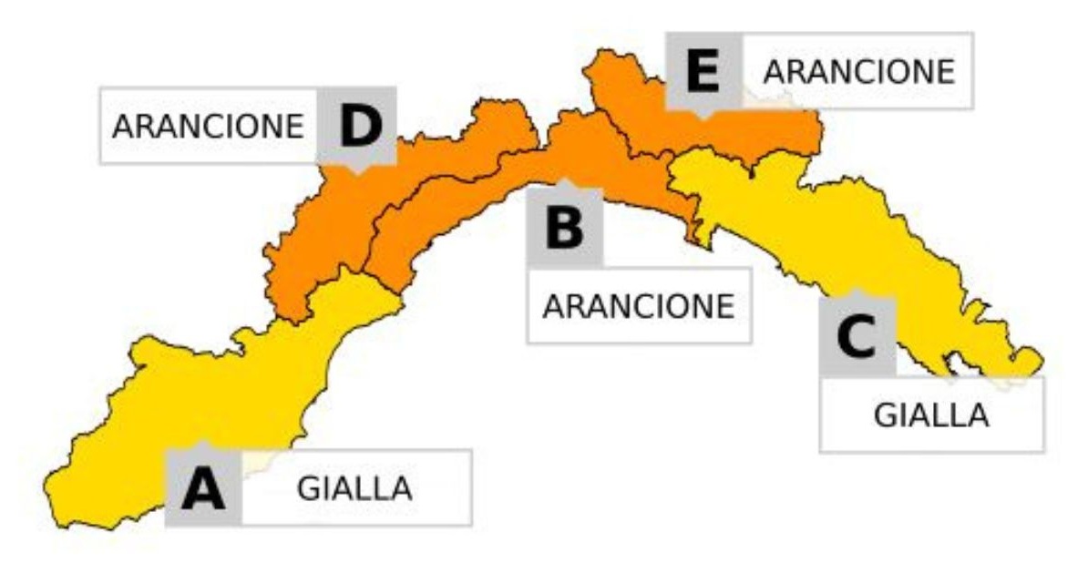 allerta meteo liguria